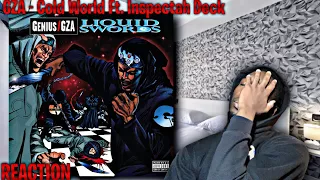 GZA WALKED THIS! GZA - Cold World Ft. Inspectah Deck REACTION | First Time Hearing!