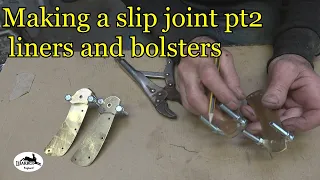 Making a slip joint or folding knife pt2