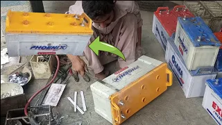 The brilliant technique of lead-acid battery restoration - (Amazing Battery Restoration Process)