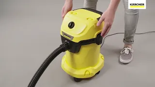 How to change a cartridge filter on a WD 2 and WD 3 Wet & dry Vacuum Cleaners | Kärcher UK