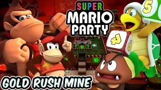 ABM: SUPER MARIO PARTY !! GOLD RUSH MINE !! Partner Party !! HD