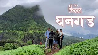 Ghangad Fort Trekking | Monsoon Season  | घनगड किल्ल्याकडे जातांना झाला अपघात |