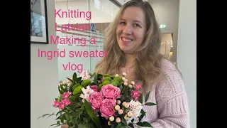 Ingrida is making a Ingrid sweater knitting vlog