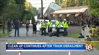 Clean up continues after train derailment