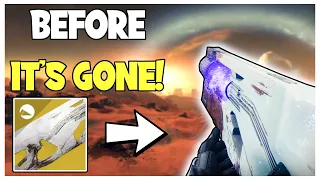 Before It's Gone: How To Get The Ruinous Effigy Exotic Trace Rifle! Exotic Weapon Guide | Destiny 2