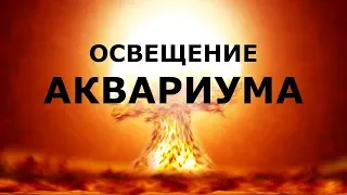 Пример ЯДЕРНОГО ОСВЕЩЕНИЯ В АКВАРИУМЕ с растениями на 300 литров. Мощный травник=мощный свет!