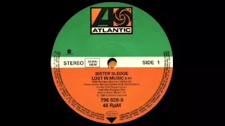Sister Sledge - Lost In Music (Nile Rogers/Bernard Edwards Remix) Atlantic Records 1979, 1984