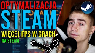 JAK ZOPTYMALIZOWAĆ STEAM? WIĘCEJ FPS NA STEAM😲 Optymalizacja Steam 😵 2021 *DZIAŁA*