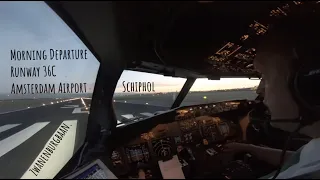 Departure runway 36C (Zwanenburgbaan) Amsterdam Airport Schiphol (AMS EHAM)