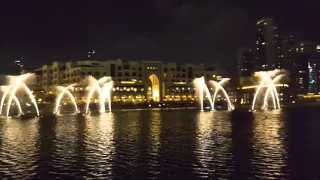 Поющий Танцующий фонтан. Дубаи. Singing Dancing fountain. Dubai. Enrique Iglesias