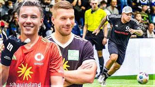 ICH spiele mit LUCAS PODOLSKI FUSSBALL😍🔥BTS von @ModernGoalkeeping 🧤🔥VLOG #7