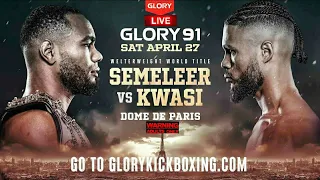 GLORY 91: ENDY SEMELEER VS CHICO KWASI LIVE MAIN CARD CHILL REACTION STREAM