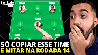 TIME PARA MITAR! +100 PONTOS NA RODADA 14 - CARTOLA FC 2022
