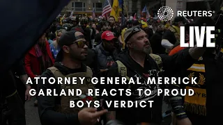 LIVE: US Attorney General Merrick Garland speaks following Proud Boys conviction