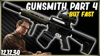 How To Complete Gunsmith Part 4 Modify an M4A1 - EFT Escape From Tarkov - Mechanic Task SD 12.12.30