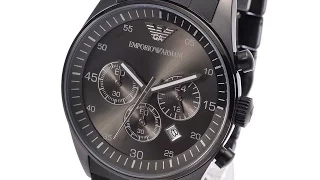 EMPORIO ARMANI AR5889 MENS WATCH SPORTIVO GUNMETAL SILICONE REVIEW アルマーニ ガンメタル レビュー メンズ 腕時計