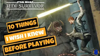Star Wars: Jedi Survivor - 10 Beginner Tips and Tricks + 2 Amazing Bonus Tips I WISH I KNEW EARLIER!