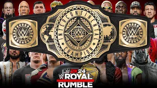 WWE 2K24 ROYAL RUMBLE MATCH FOR THE WWE INTERCONTINENTAL CHAMPIONSHIP!