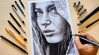Portrait Drawing I Face Freehand Drawing I Pencil Drawing I Pradnyesh Art