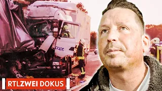 LKW-Fahrer trotz Unfall | Hart in Fahrt | RTLZWEI Dokus