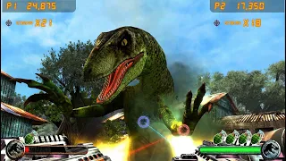 Jurassic Park arcade 2015 2 player 60fps