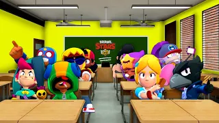 die BRAWL STARS SCHULE! 😁 So sind die Brawler im Unterricht! 😂