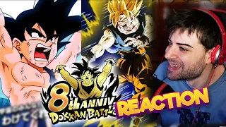 ANIMAZIONI! 😍 REACTION 8 ANNY LR SSJ3 GOKU & SSJ2 VEGETA e GT DUO | DRAGON BALL Z DOKKAN BATTLE ITA