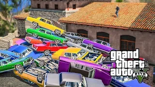 ЧТО БУДЕТ ЕСЛИ СОЗДАТЬ МАКСИМАЛЬНОЕ КОЛИЧЕСТВО МАШИН В GTA 5?? САМЫЙ БОЛЬШОЙ ВЗРЫВ В GTA 5!