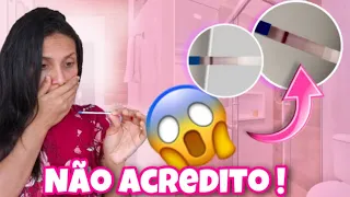 FIZ UM TESTE DE GRAVIDEZ E DEU POSITIVO