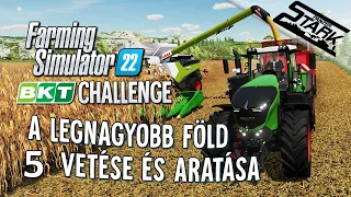 Farming Simulator 22 - 5.Rész(Legnagyobb Föld Vetése & Aratása 2x/Challenge) - Stark