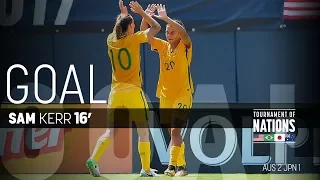 Australia vs. Japan: Sam Kerr Second Goal - July 30, 2017