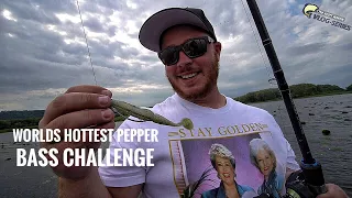 World's HOTTEST Pepper and Bass Fishing - Challenge Accepted!