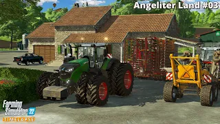 Sowing Canola, Grass & Oilseed Radish. Removing Stones From Fields🔸FS 22🔸Angeliter Land #03🔸4K