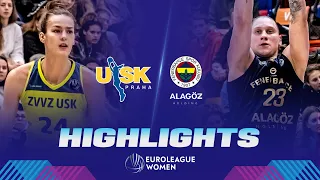 ZVVZ USK Praha v Fenerbahce Alagoz Holding | Gameday 12 | Highlights | EuroLeague Women 2022-23