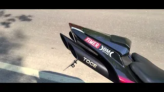 2008 yamaha r1 toce exhaust sound clip baffles removed