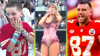 Taylor Swift Reacts to Fans Rocking BEJEWELED Travis Kelce Jerseys