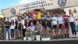 Podium final Vuelta al Bidasoa / Bidasoa Itzulia 2016