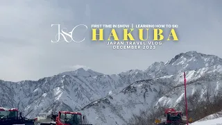 Learning how to Ski in Hakuba ⛷️ -- Hotel Goryukan, Tsugaike Mountain Resort, Happo One Ski Resort