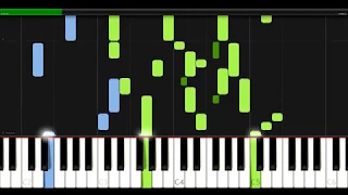 Prelude and Fugue in E minor - BWV 548 - J.S.Bach - Synthesia HD 60 fps