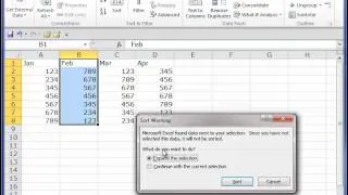 Excel 2010 Sorting