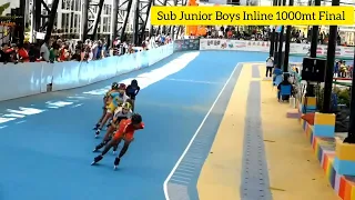 1000 mt Inline Final Sub junior Boys (11-14 yrs): 60th RSFI NATIONAL 2022