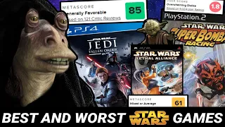i played the BEST and WORST STAR WARS GAMES...