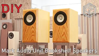 5.25inch 풀레인지 북쉘프 스피커 만들기 / Mark Audio alpair10p / Make a Bookshelf Speakers.