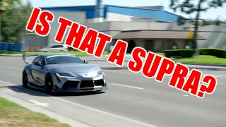 A90 Supra VS C43 AMG - ALMOST T-BONED