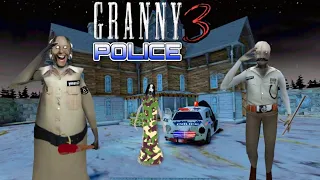 Granny 3 Police 🚓🚨 Grandpa aur Hawaldar Granny mode | full gameplay Bridge escape