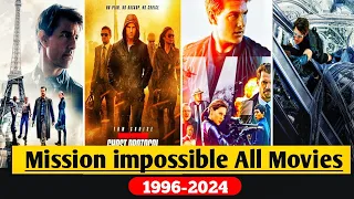 Mission impossible all part list (1996-2024) | Mission impossible all movies |Upcoming movies |