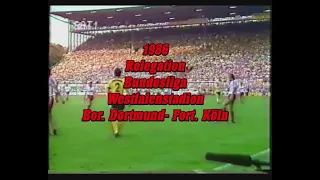 Borussia Dortmund- Fortuna Köln 1986 Relegation Komplettes Spiel