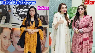 New Bhabhi Ka Makeover Krwa Kr Unko Surprise Kar Dia Or Family Shocked Ho Gai | Momina Ali