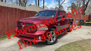 Ram 1500 Flowmaster Delta Flow 40 series Before and After sounds