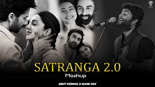 Satranga 2.0 Mashup | Amit Vedwal | Alvin Jax | Animal | Kabir Singh |  Love Chillout Mashup
